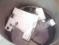 発泡スチロール投入後1分経過後の画像